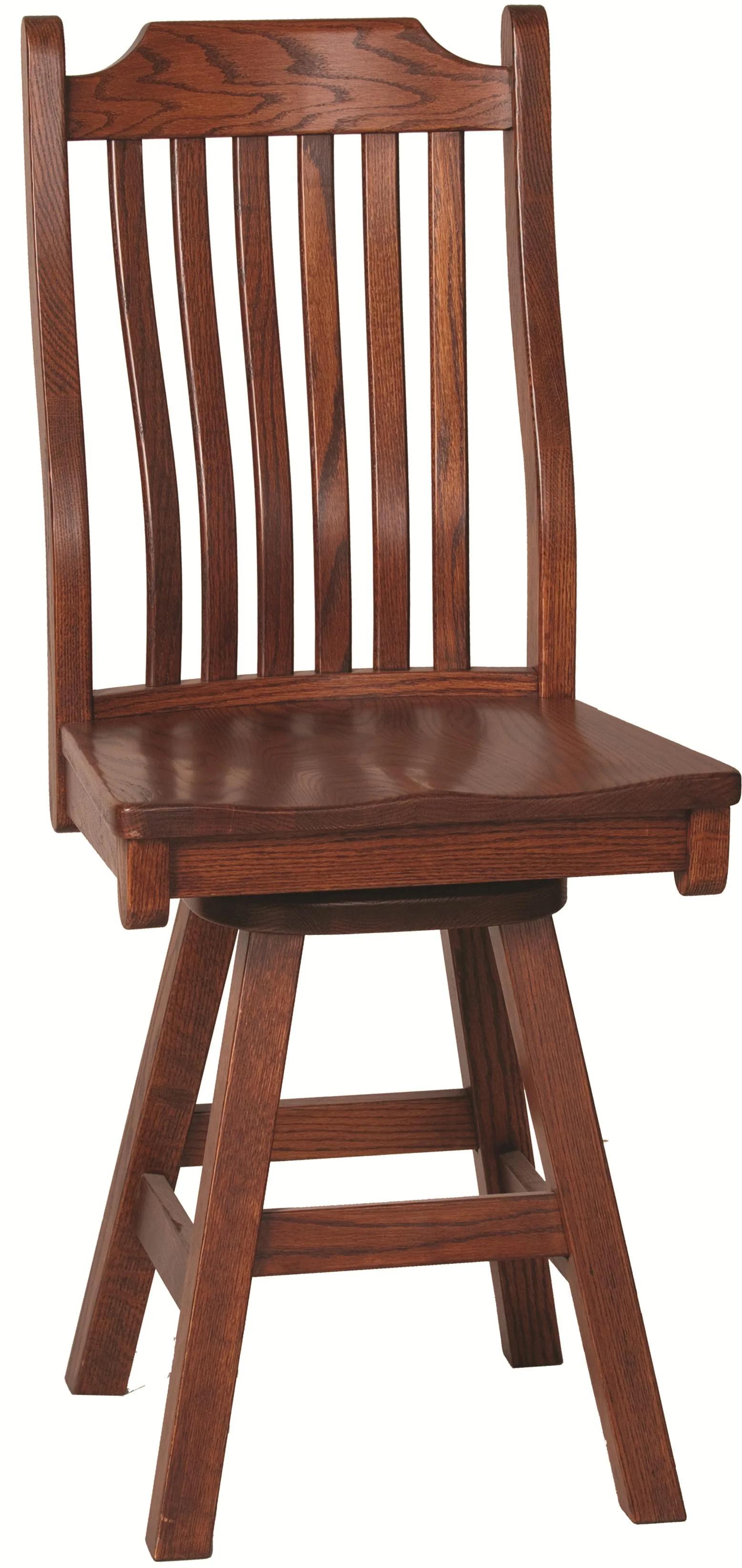 Oakwood Industries Casual Dining 215B Mission Barstool w/ Slats